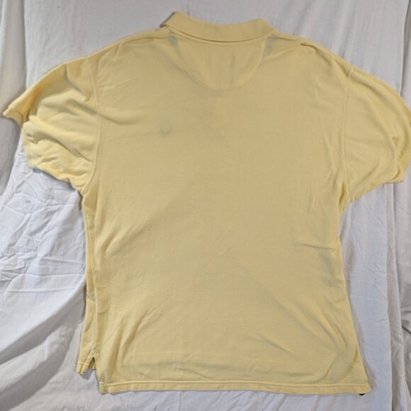 CHAPS POLO YELLOW XXL PULL OVER SHORT SLEEVE MEN'S CASUAL SHIRT RALPH LAUREN - Picture 13 of 16